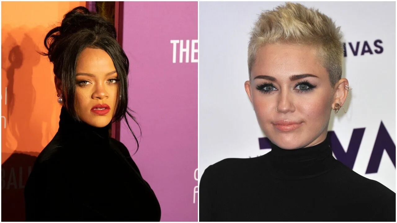 Rihanna Miley Cyrus