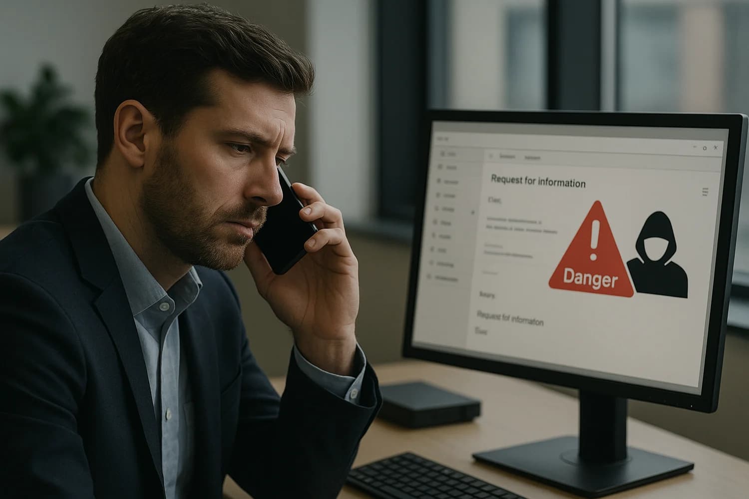 Professional realistic concept image for Social Engineering