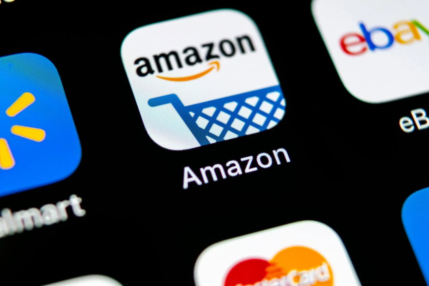 amazon app on a smartphone