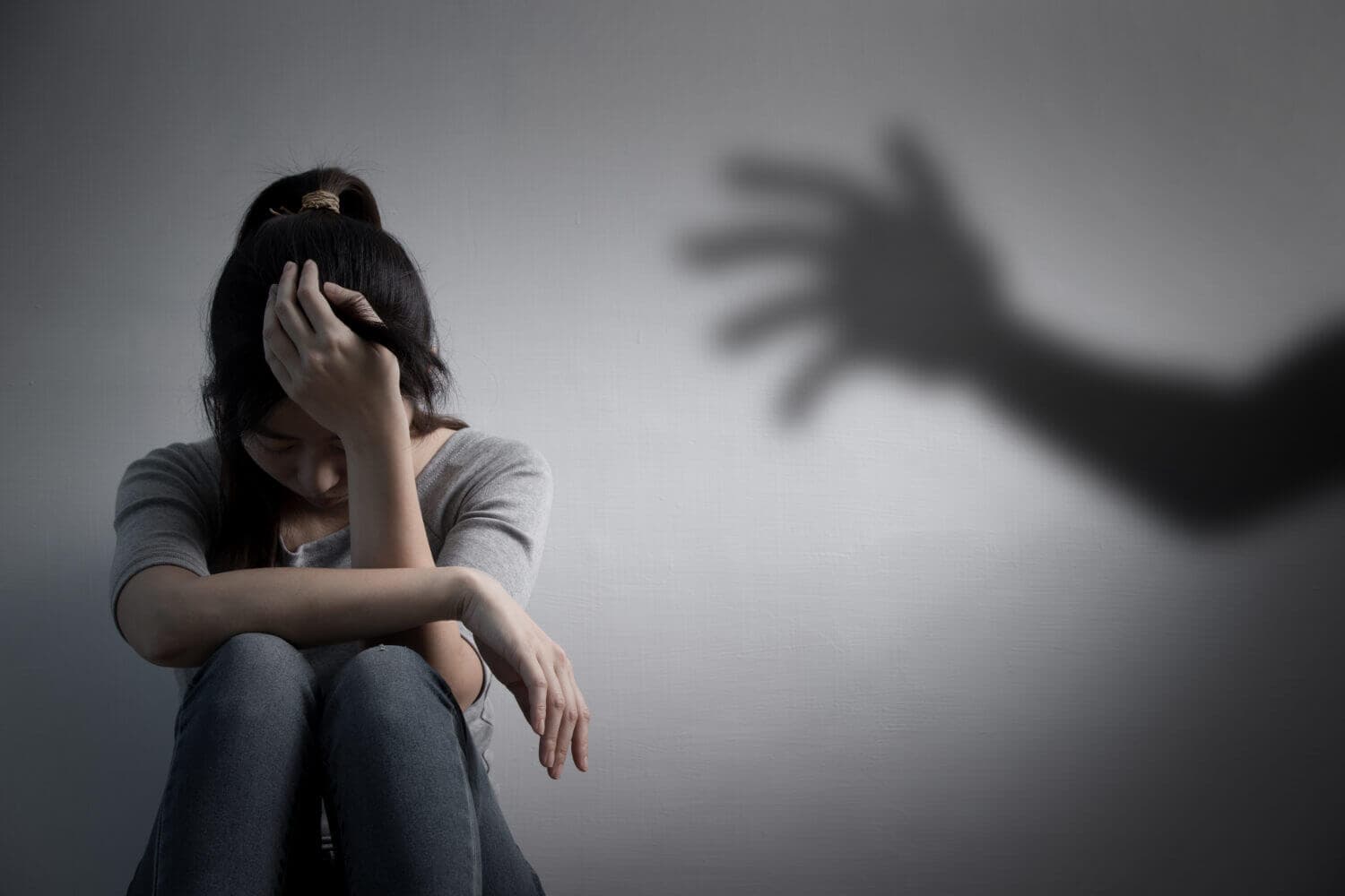 woman and online harassment