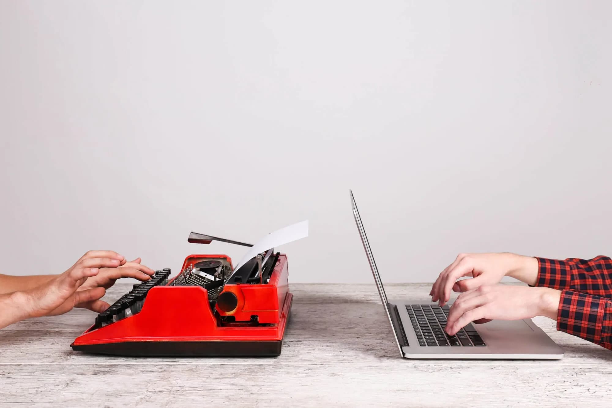 new and old computer