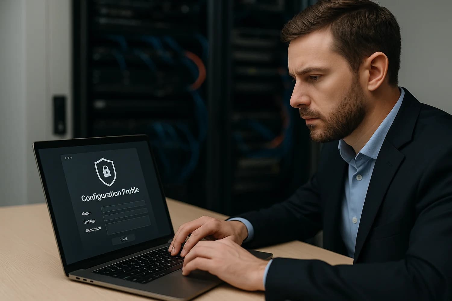Professional realistic concept image for Configuration Profile