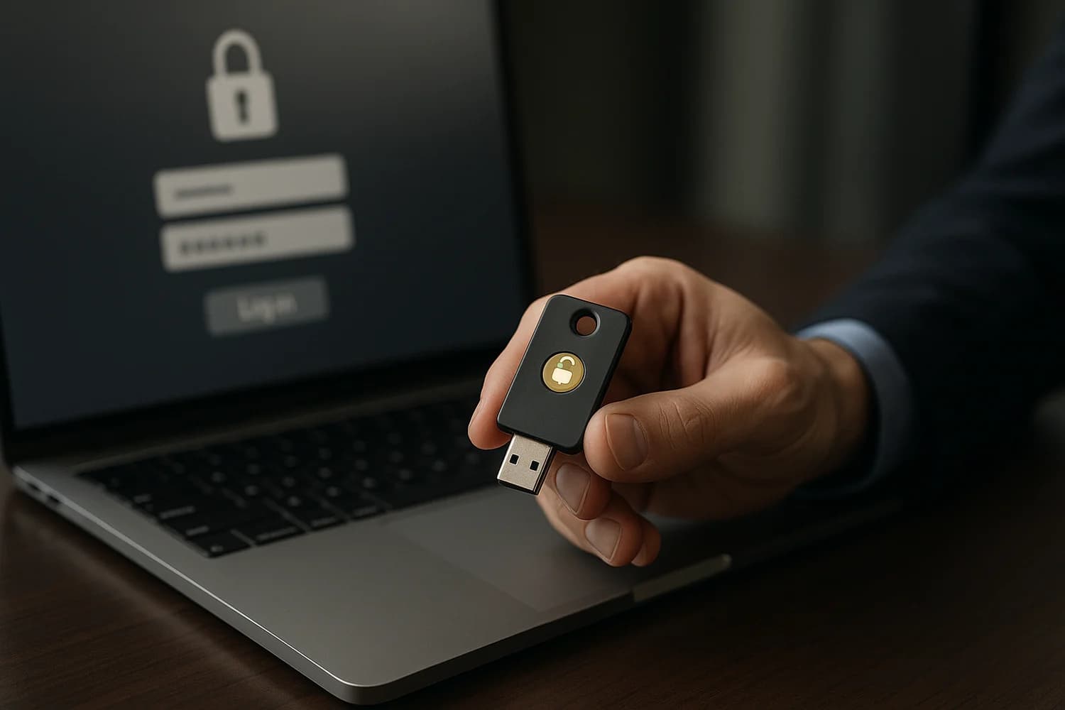 Professional realistic concept image for Security Keys