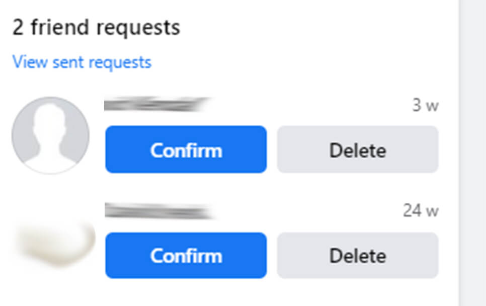 Facebook - Friend Requests