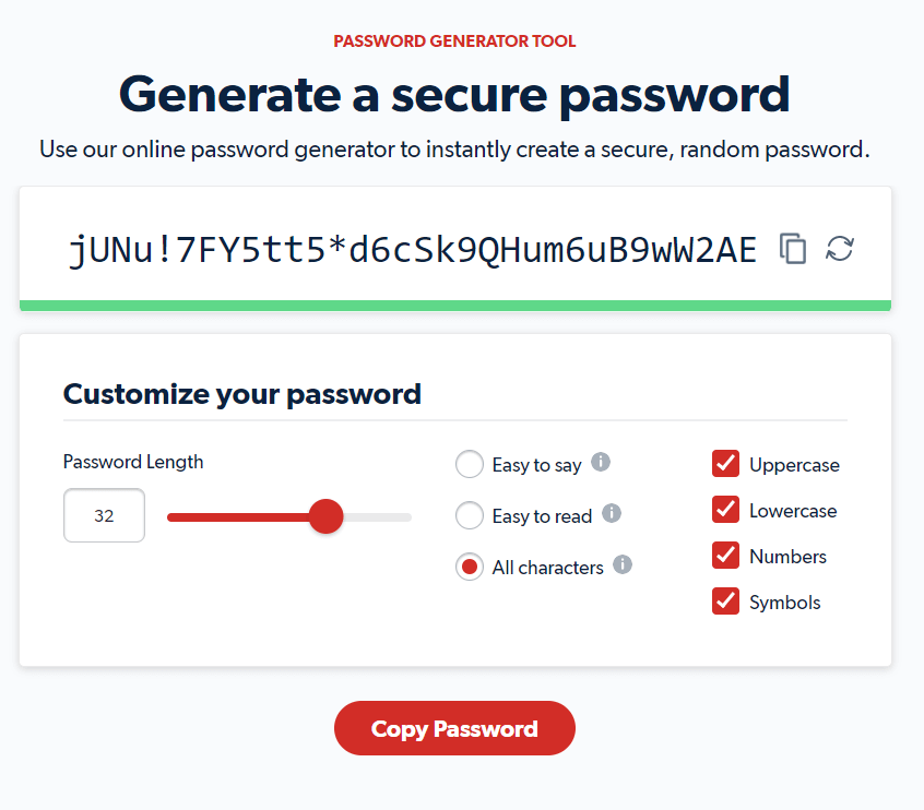 Password Generator