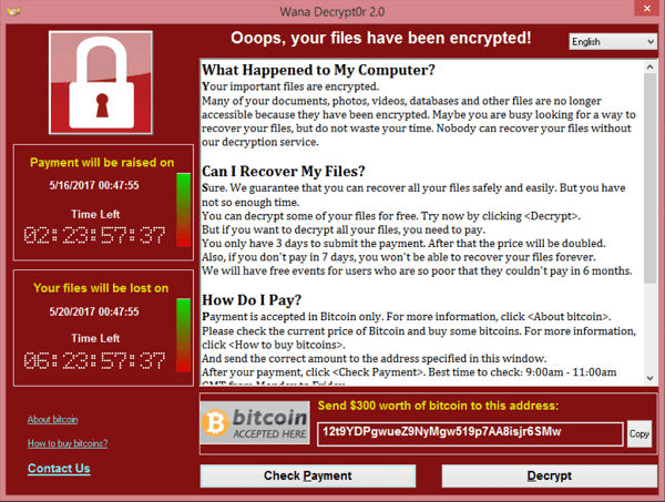 WanaCry - Digital Extortion