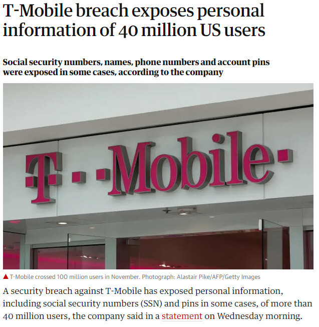 t mobile security breach number